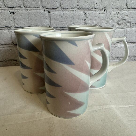 Mikasa Intaglio Fantazz Cups Set of 5 CAC64 Cappuccino Mug‎ John Bergen - Picture 1 of 4